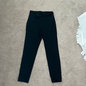 Lululemon yoga pant. High waisted with tie at waist and pockets